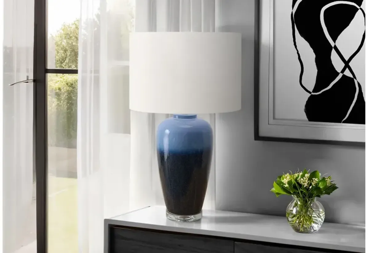 Monarch Specialties I 9947 - 29" Blue Table Lamp