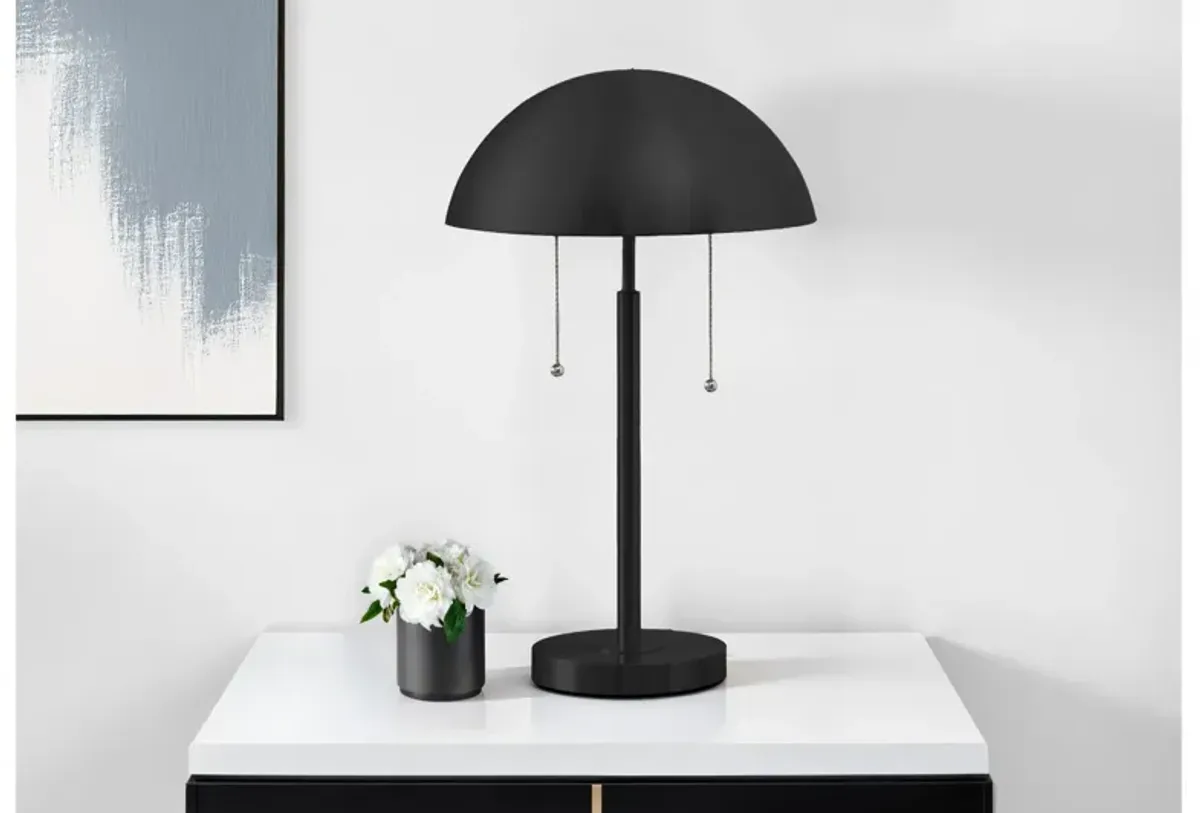 Monarch Specialties I 9953 - 20" Black Metal Table Lamp