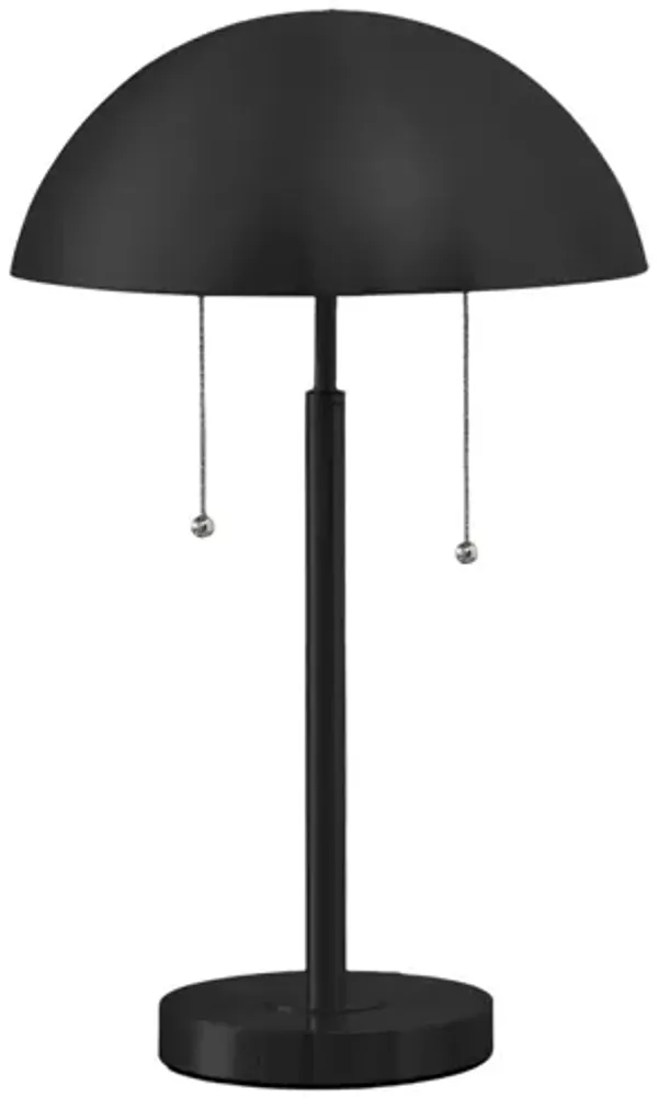 Monarch Specialties I 9953 - 20" Black Metal Table Lamp