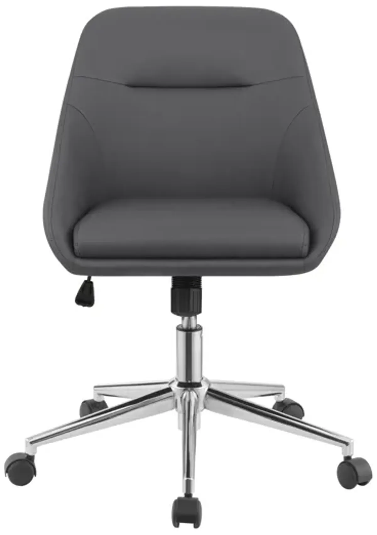 Jackman Upholstered Adjustable Home Office Desk Chair - Grey