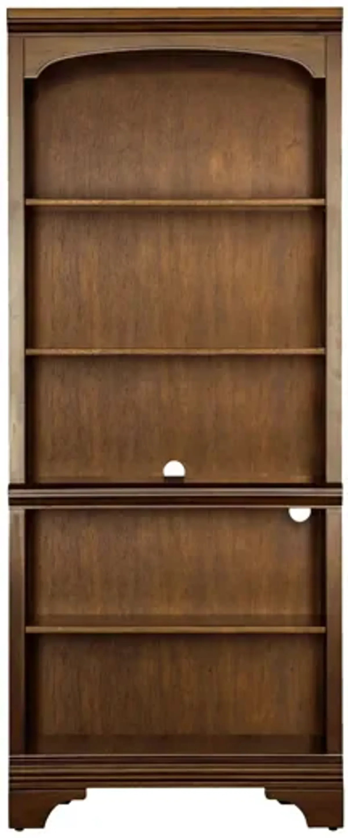 Hartshill 78" 5-shelf Bookcase Burnished Oak