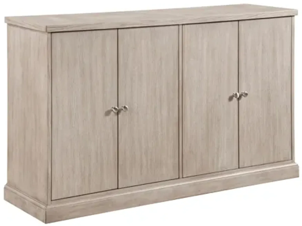 Lofton Light Gray Server Cabinet