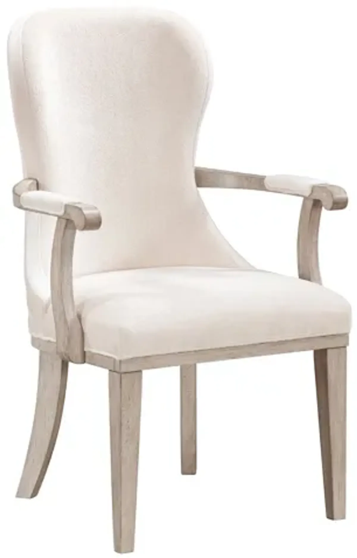 Lofton Light Gray Dining Armchair (Set of Two)