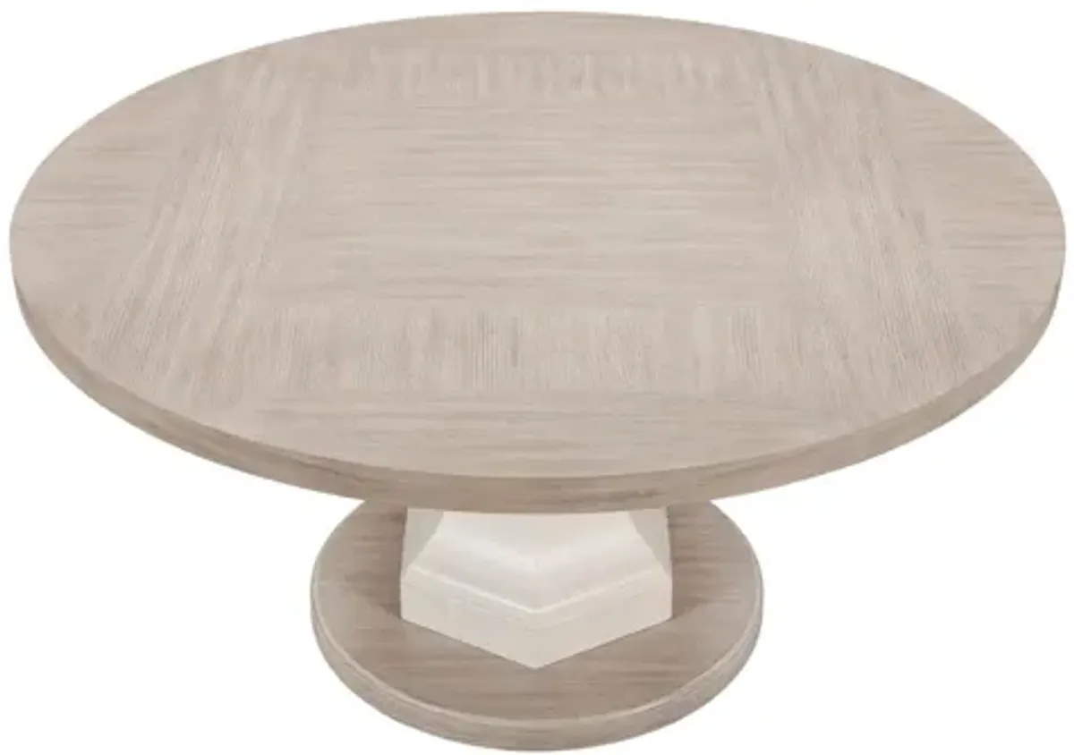 Lofton Two-Tone 60" Round Dining Table