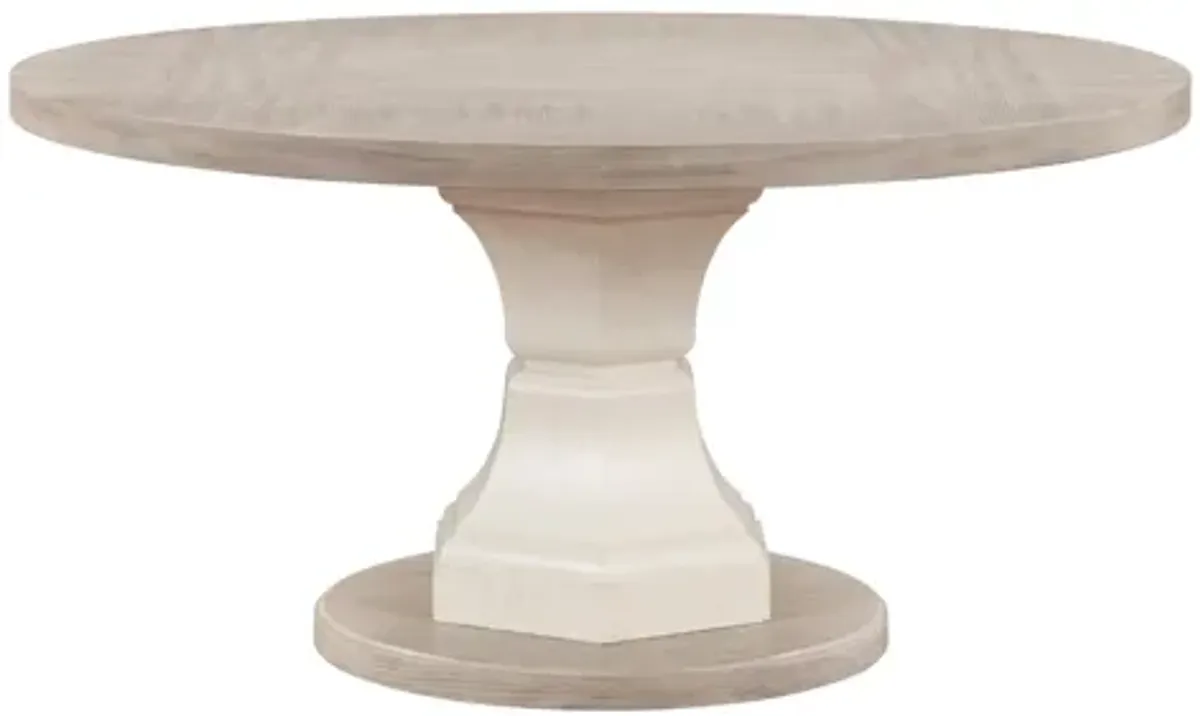Lofton Two-Tone 60" Round Dining Table
