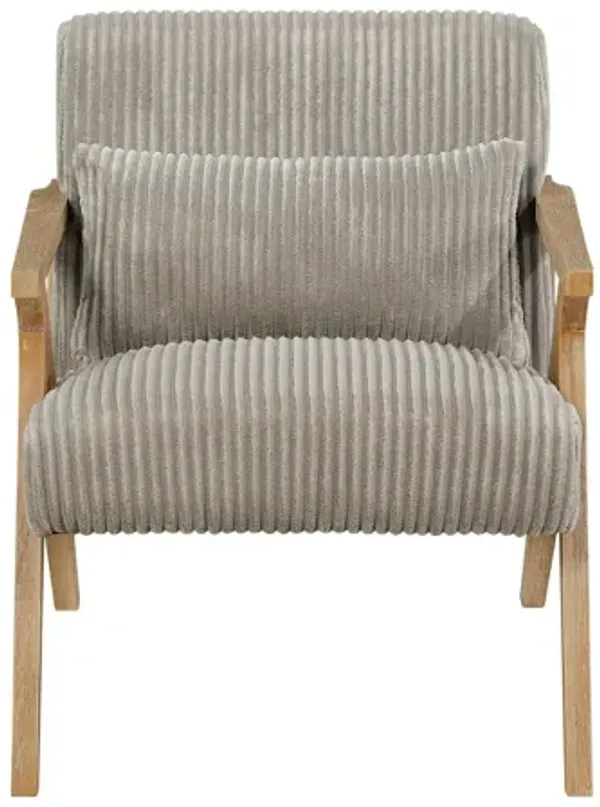 Nordic Cord Taupe Accent Chair