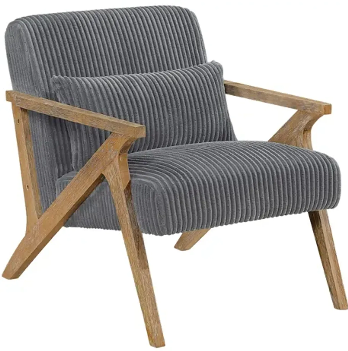 Nordic Cord Grey Accent Chair