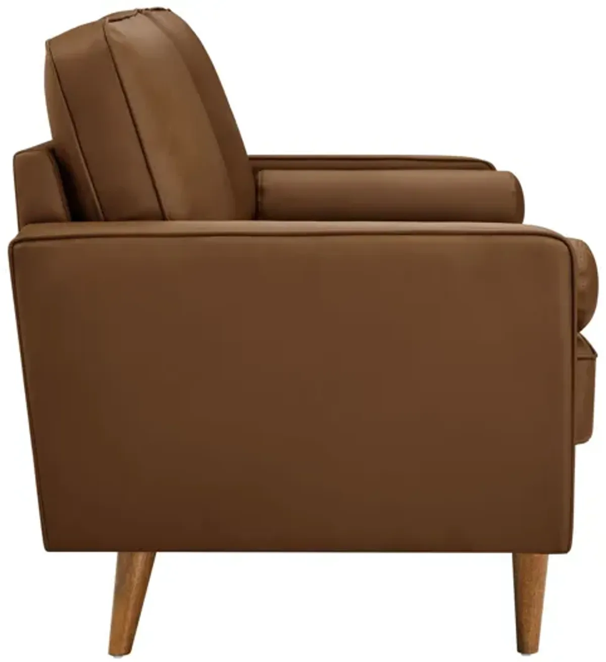 Valour Tufted Vegan Leather Sofa by Modway