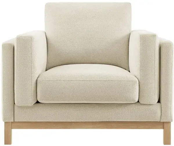 Roscoe Ivory Armchair by Modway