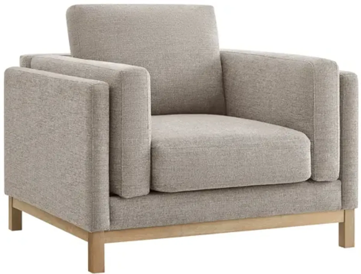 Roscoe Pewter Armchair by Modway