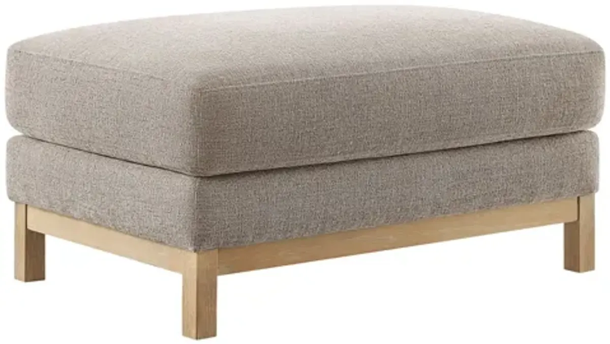 Roscoe Pewter Ottoman by Modway