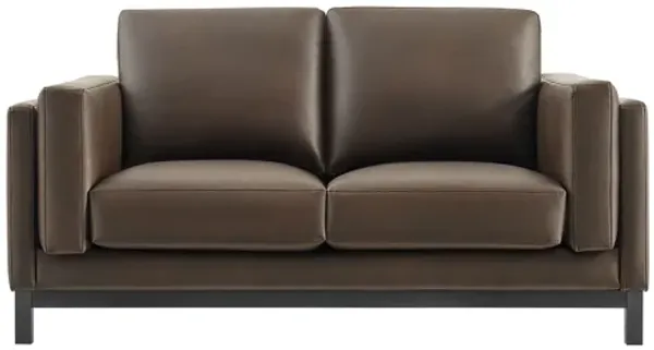 Roscoe 63" Espresso Loveseat by Modway