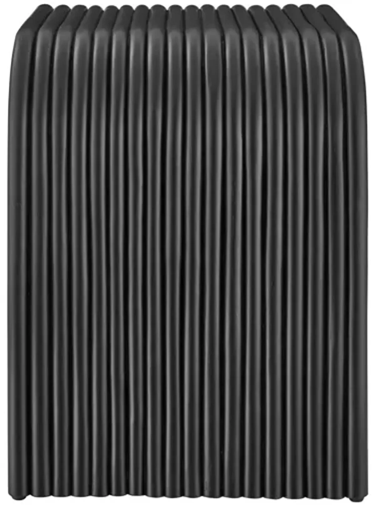 Eve Curved Natural Rattan Side Table by Modway