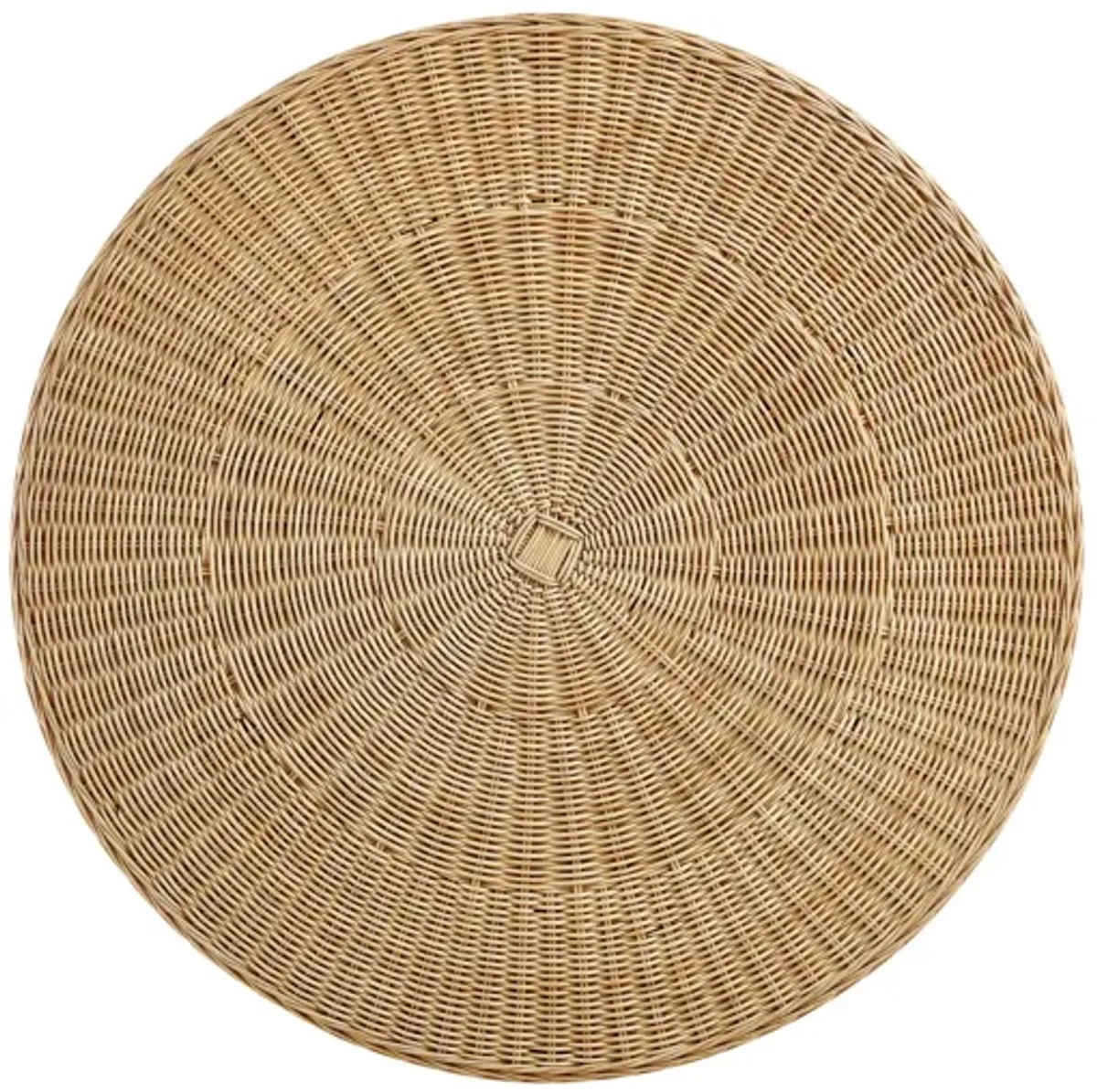 Ainsley 32" Round Natural Rattan Coffee Table by Modway