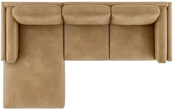 Roscoe Left-Facing Toast Sectional Sofa with Chaise by Modway