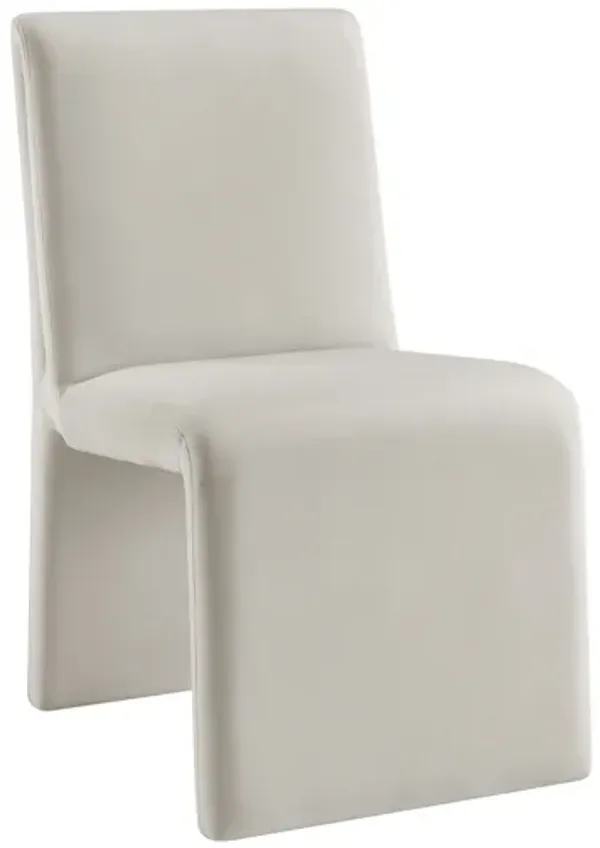 Emory Upholstered Alabaster Dining Side Chair by Modway