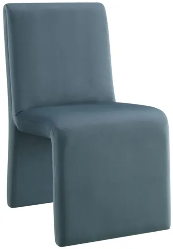 Emory Upholstered Cadet Blue Dining Side Chair by Modway
