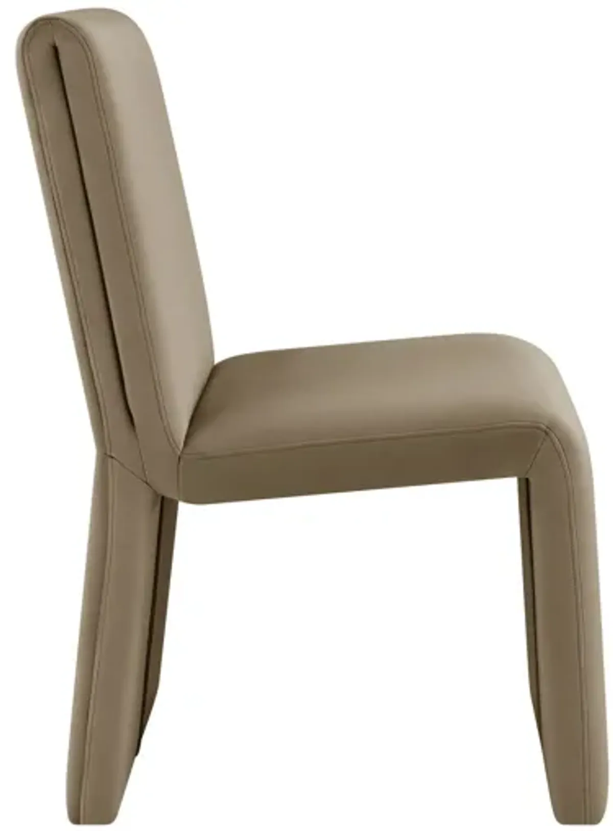 Emory Upholstered Taupe Dining Side Chair by Modway