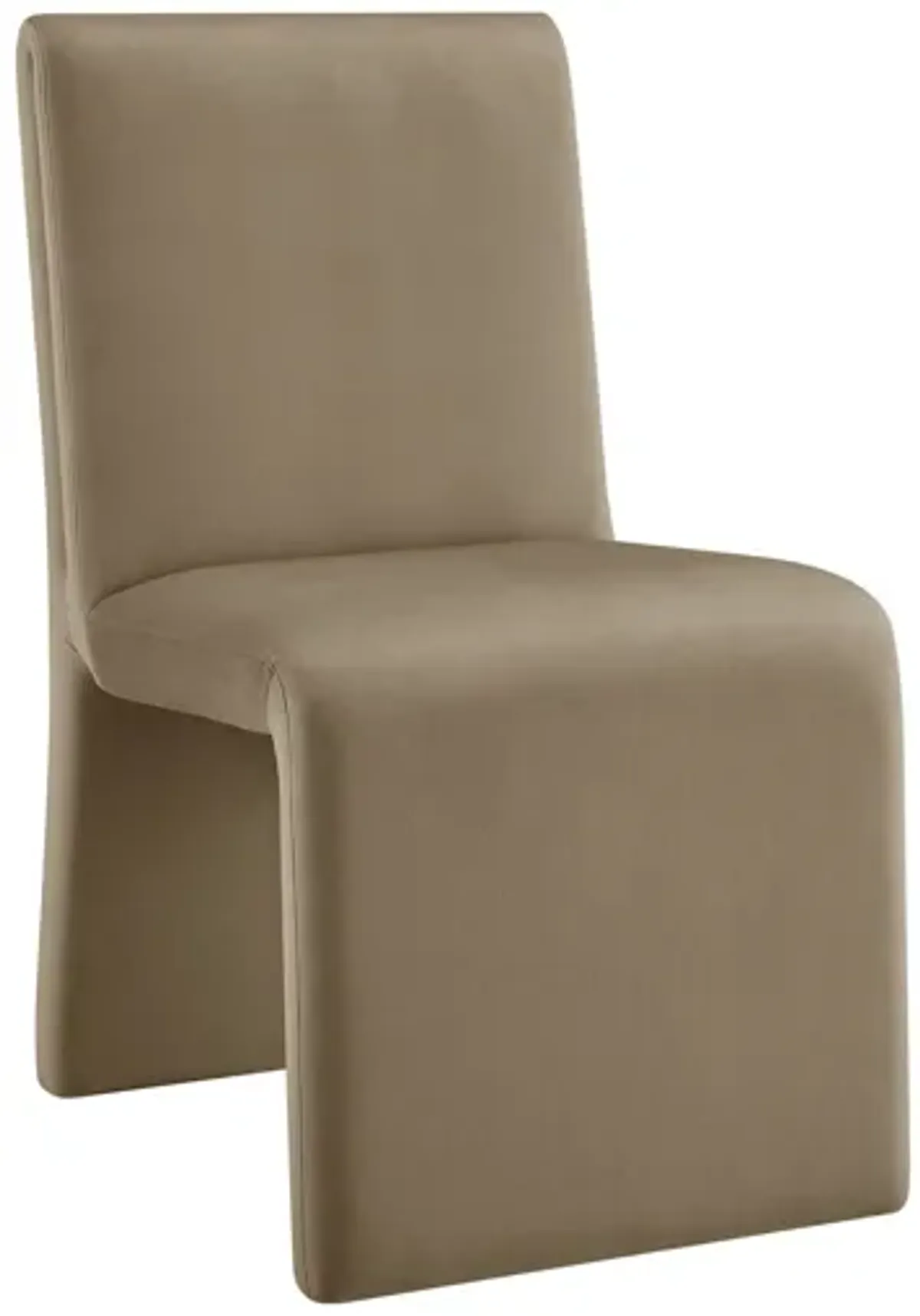 Emory Upholstered Taupe Dining Side Chair by Modway