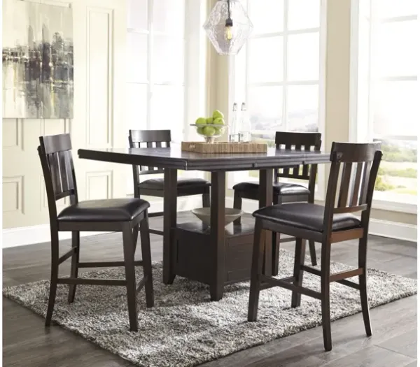 Haddigan 5-Piece Counter Height Dining Set