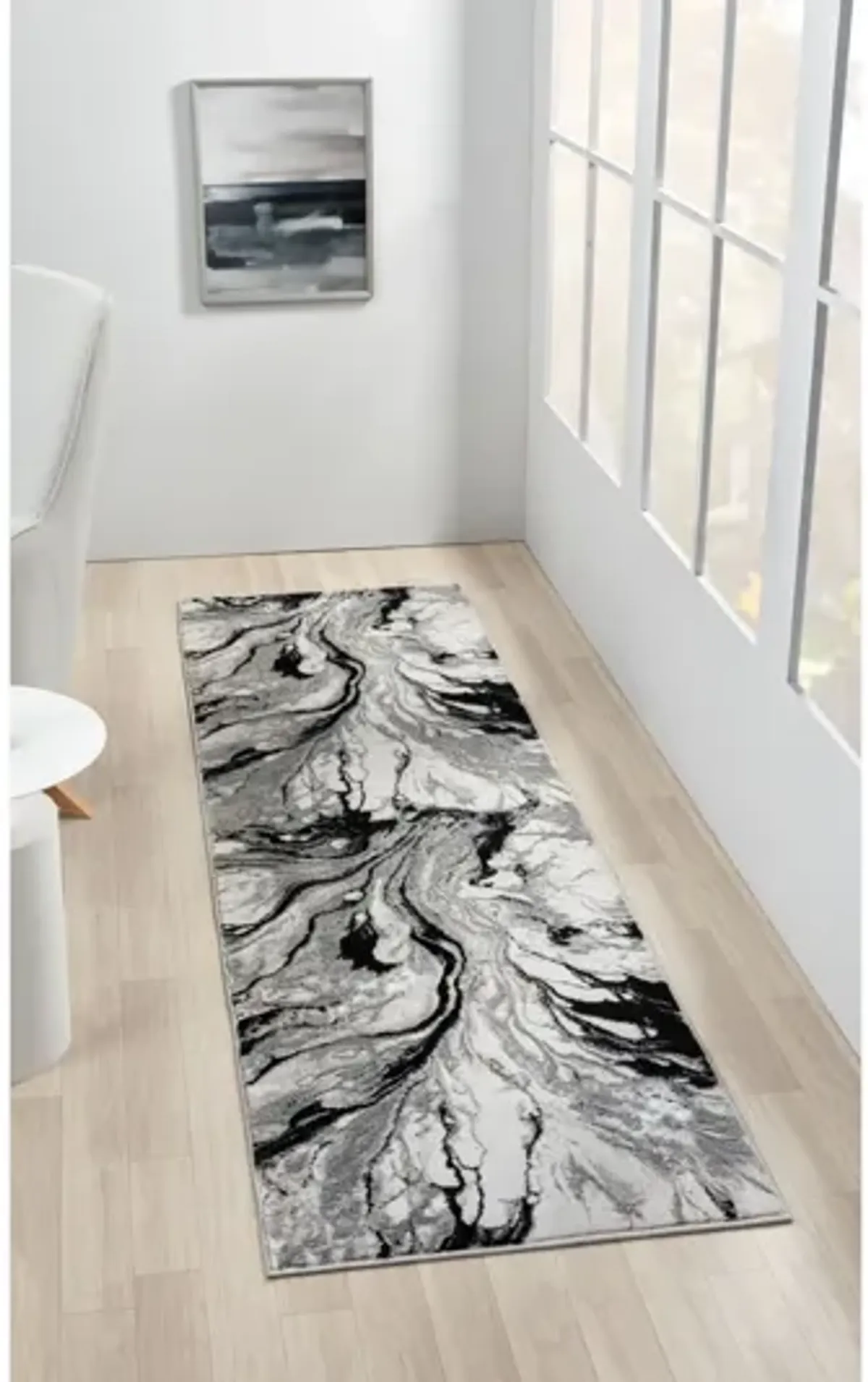 Ksamil 2'4" x 7'11" Hallway Runner
