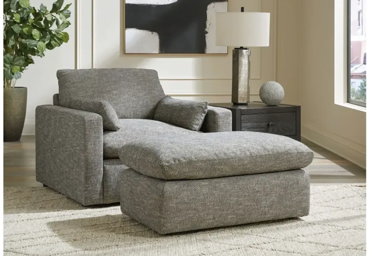 Dramatic Chair and Ottoman