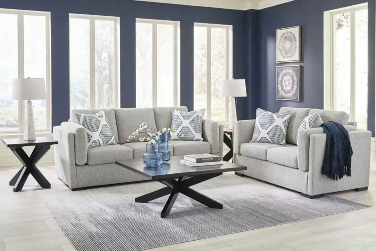 Evansley 4-Piece Grey Living Room Set
