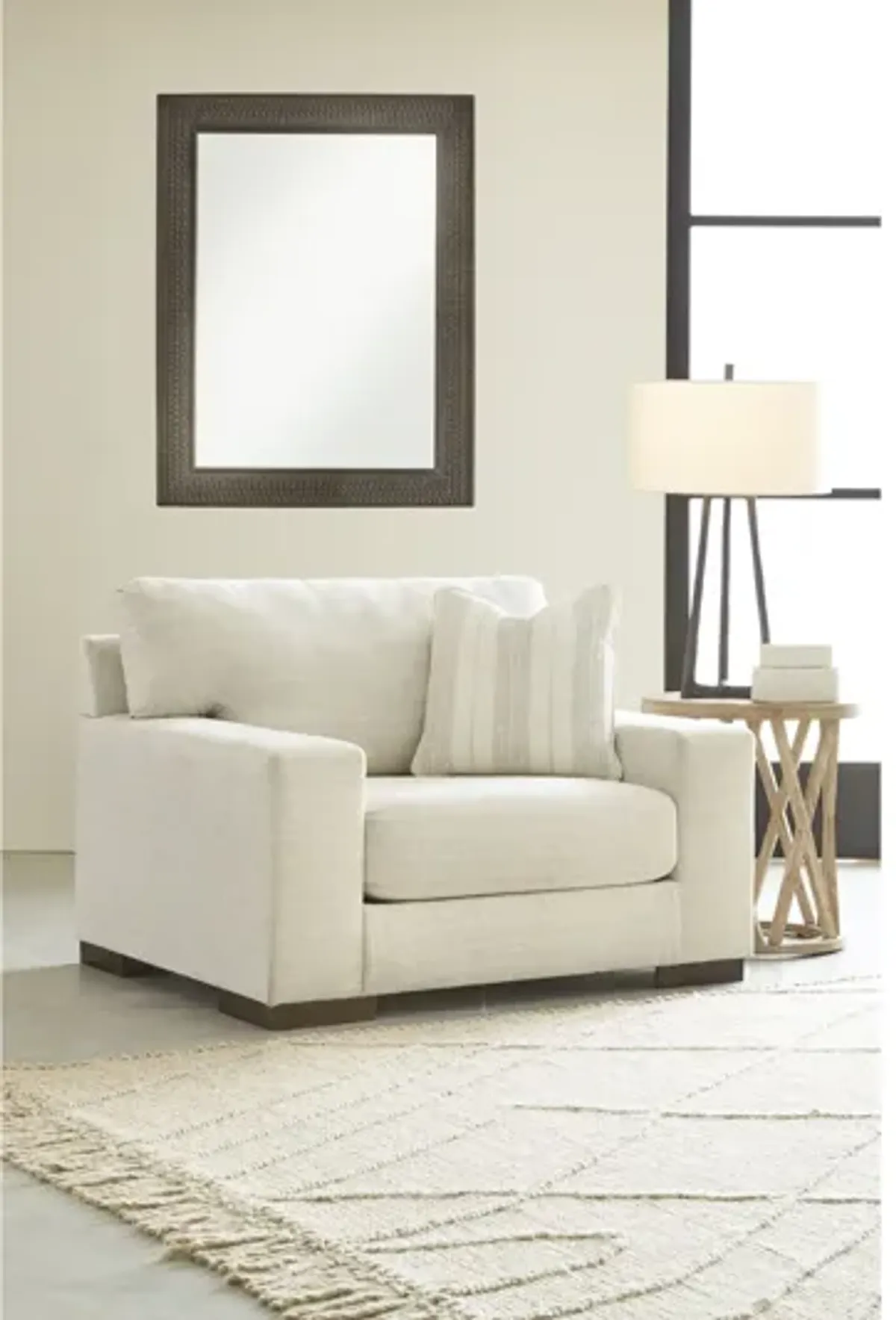 Maggie Birch Chair and Ottoman