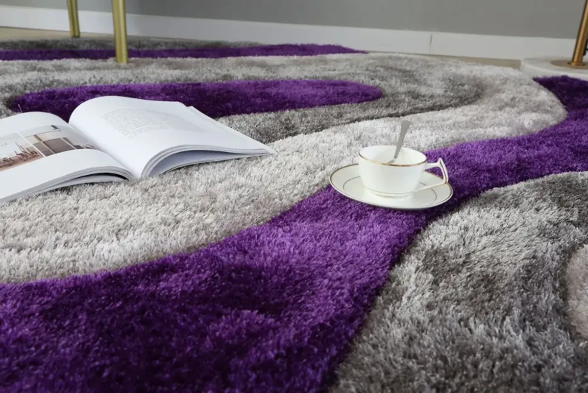 Mateos Shag 7' X 7' Round Rug