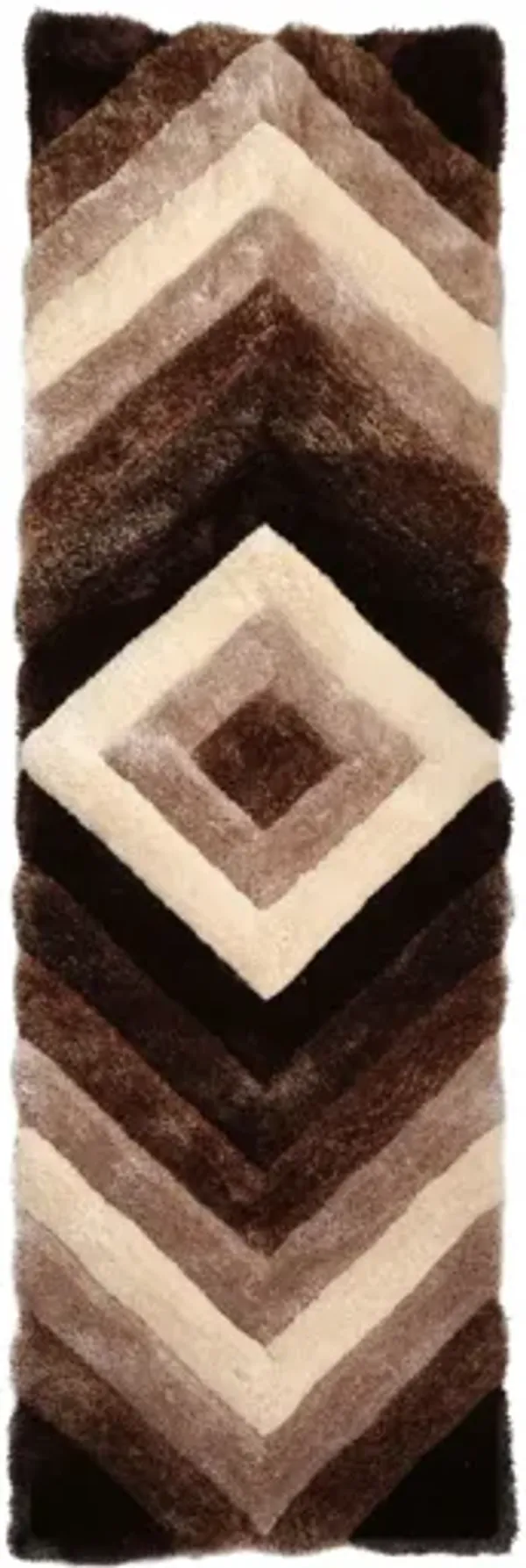 Mateos Shag 2'4" X 8' Hallway Runner