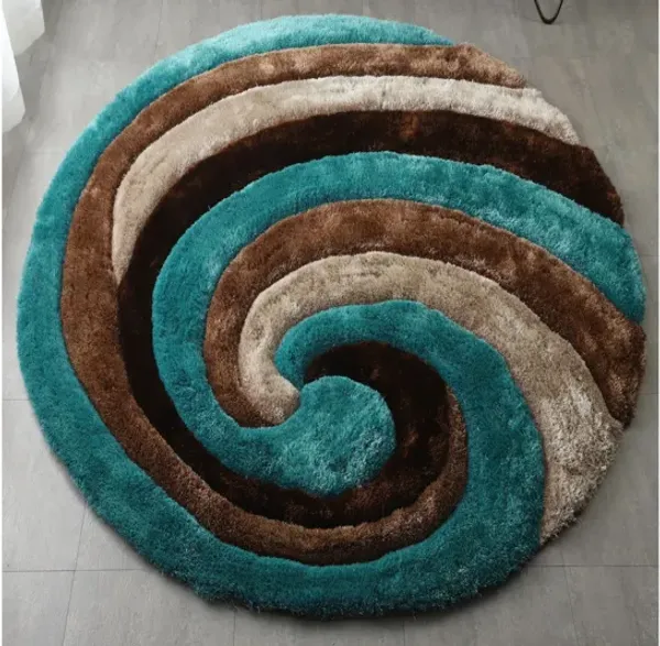 Mateos Shag 7' X 7' Round Rug
