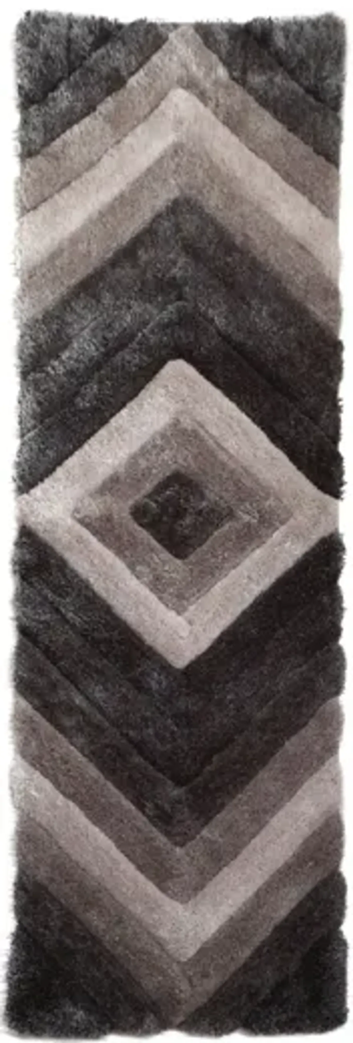 Mateos Shag 2'4" X 8' Hallway Runner