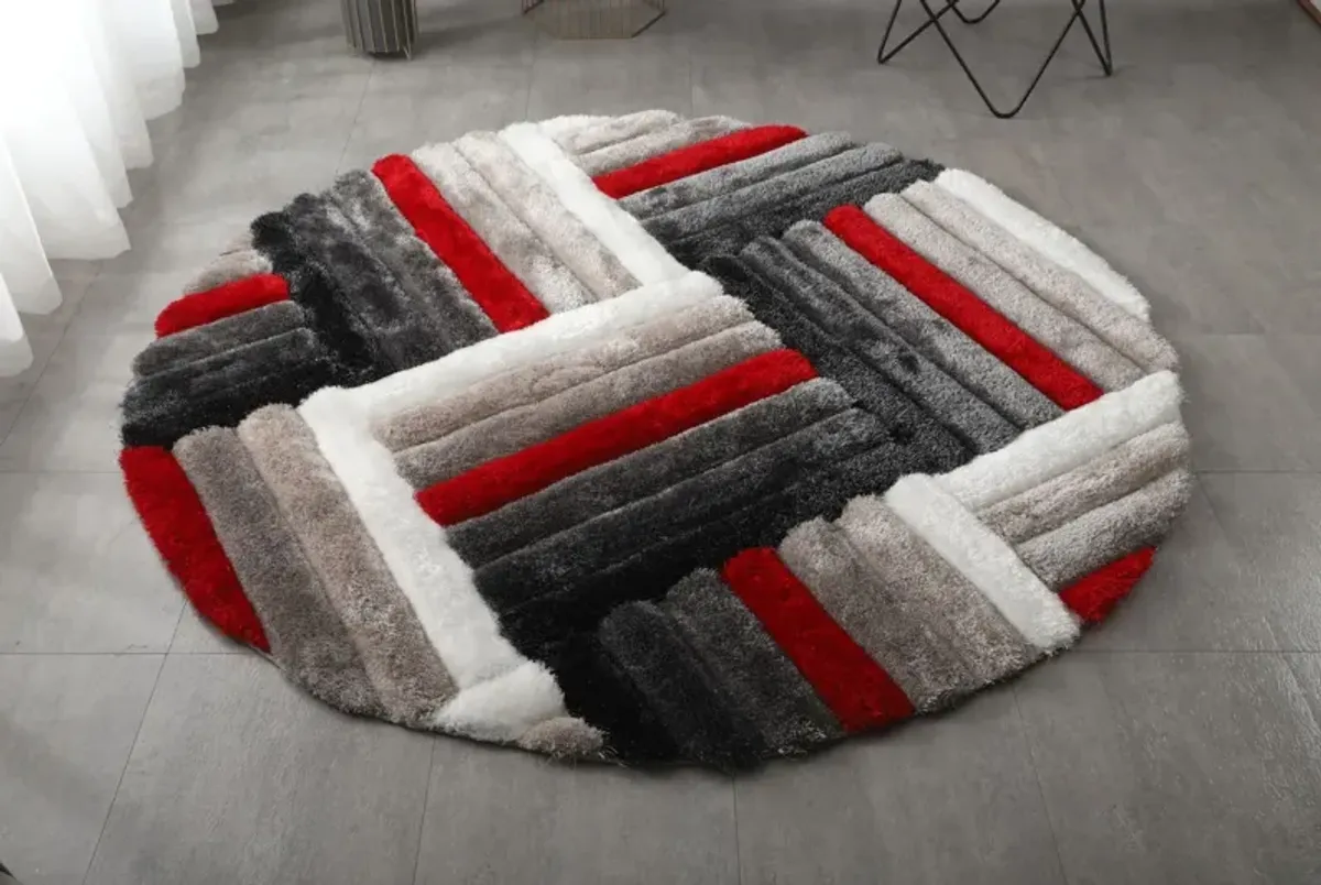 Mateos Shag 7' X 7' Round Rug