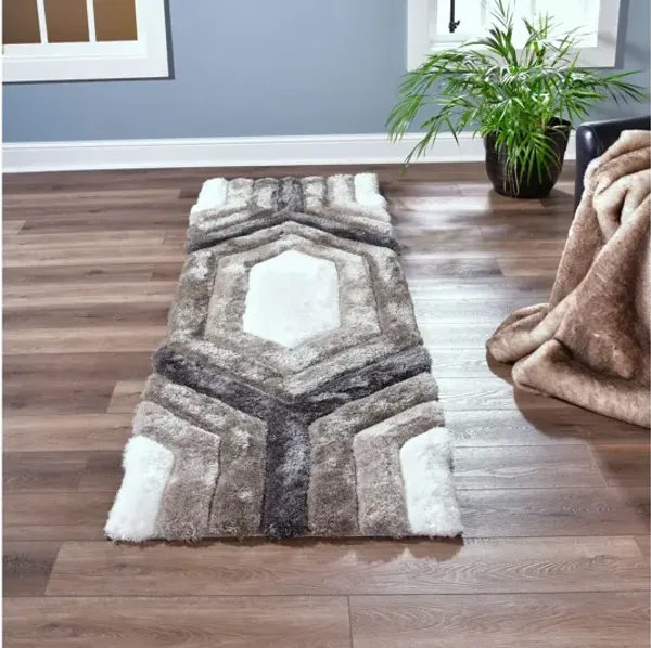 Mateos Shag 2'4" X 8' Hallway Runner