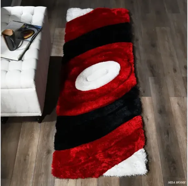 Mateos Shag 2'4" X 8' Hallway Runner