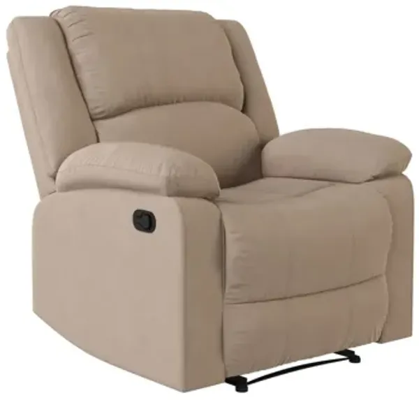 Portland Beige Manual Recliner