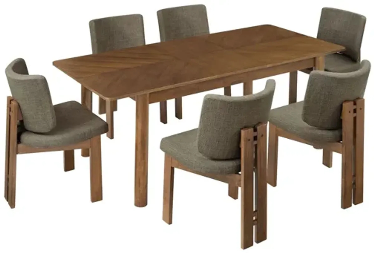 Alba 7-Piece Dining Set by Modway