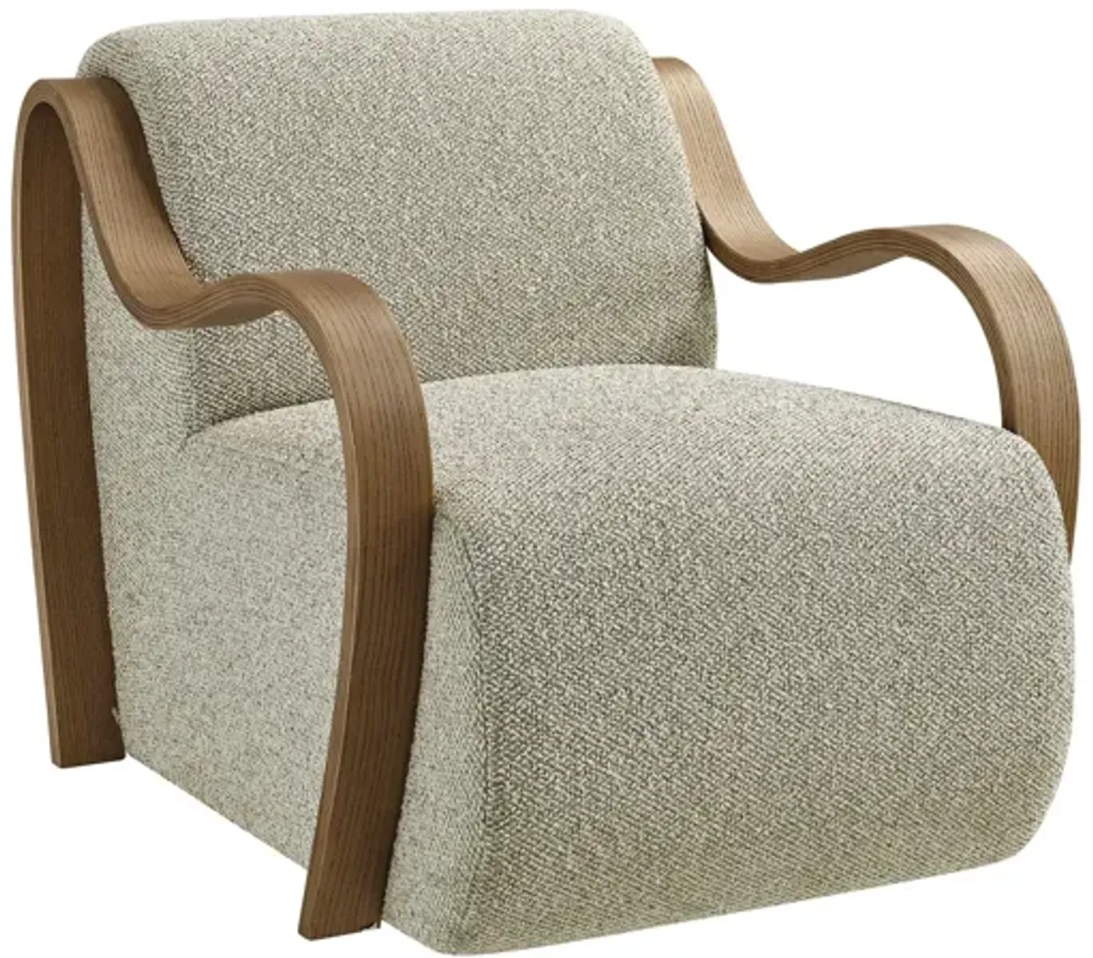 Atrium Lattice Boucle Accent Armchair by Modway