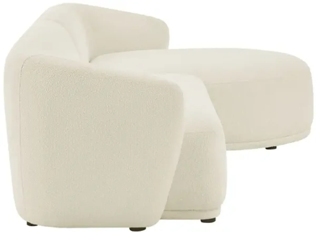Monica 2 Piece Right Facing  Modular Sofa with Chaise by Modway