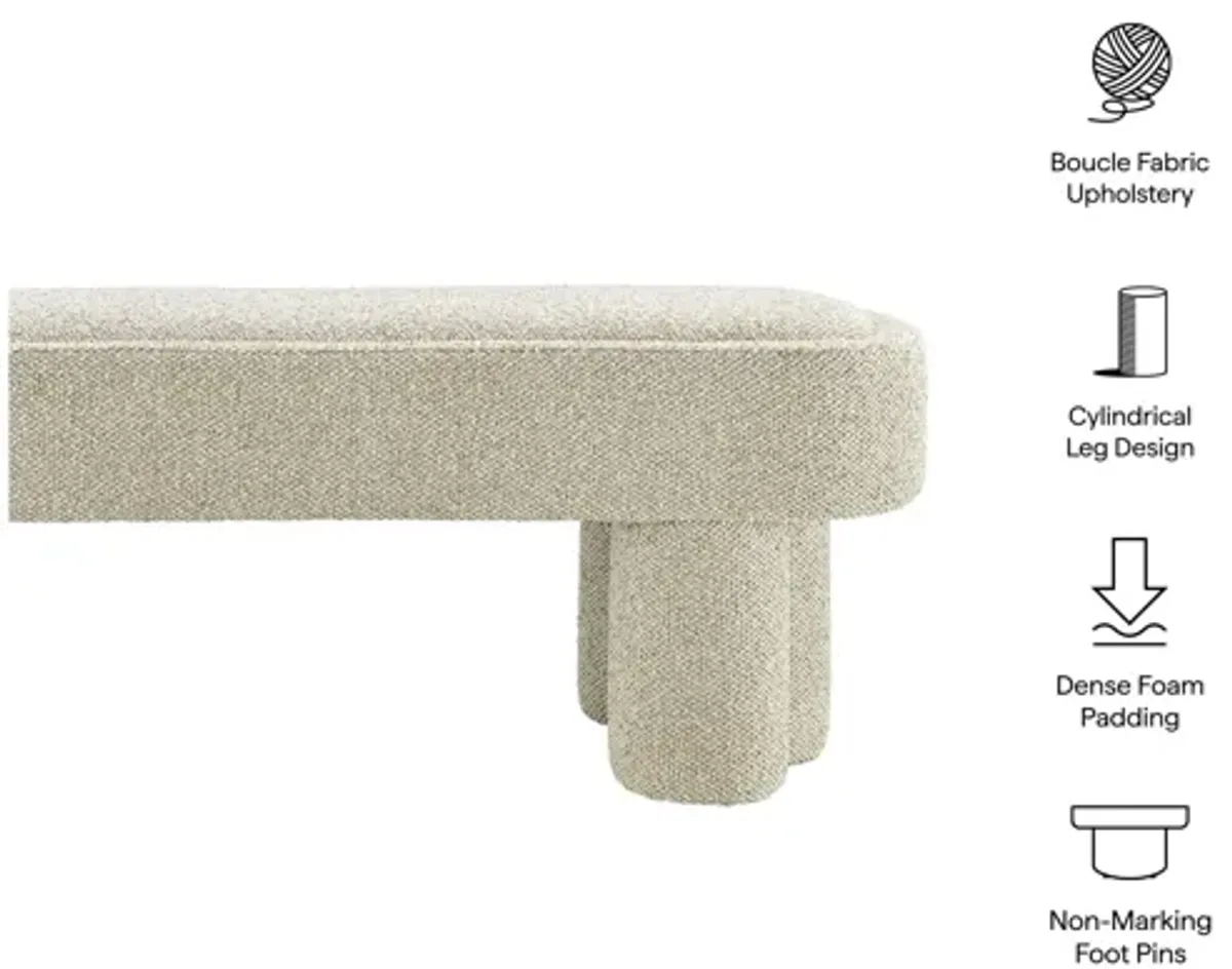 Mossi 52-Inch Oval  Bench by Modway