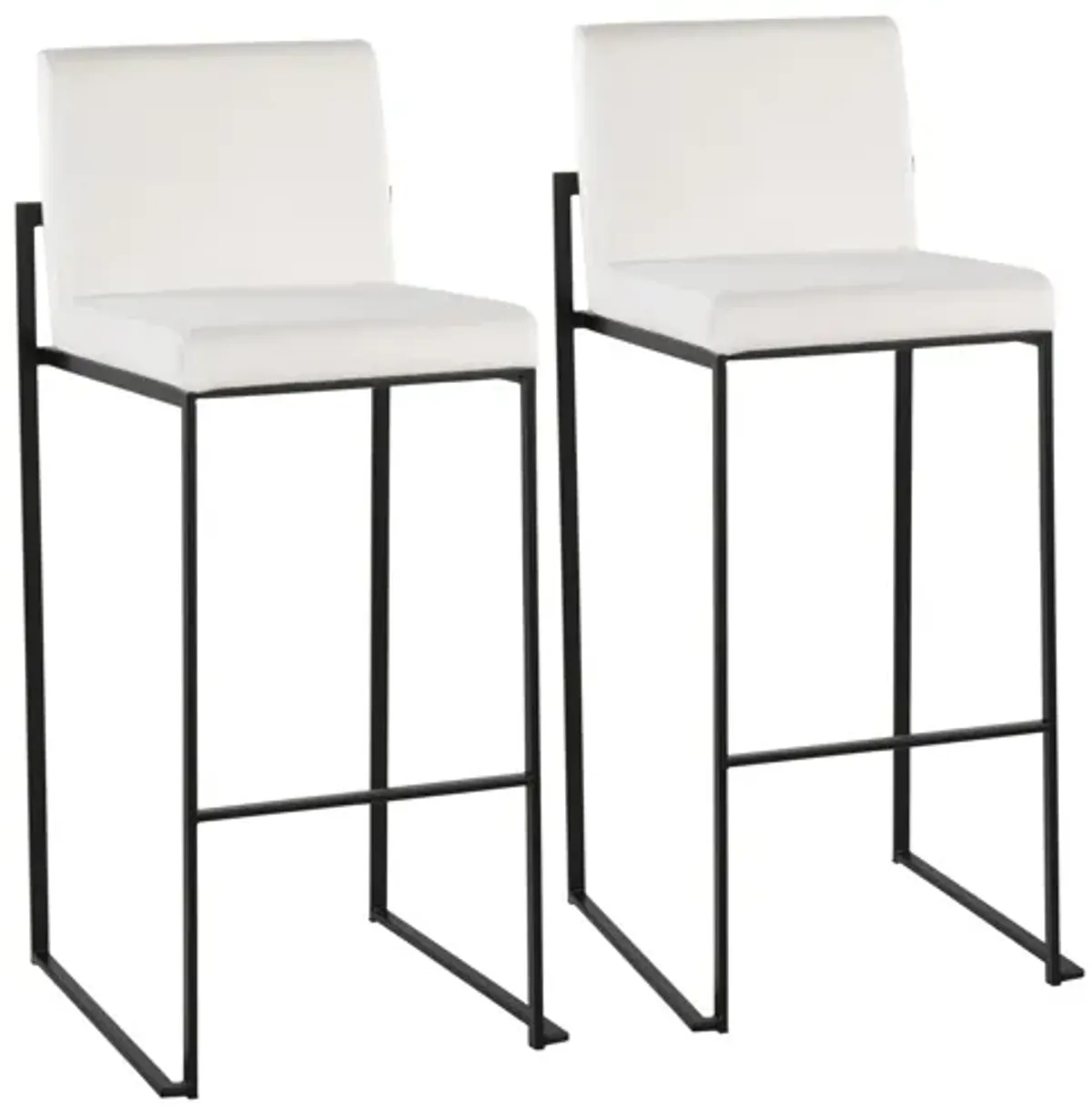 Fuji High Back Barstool By LumiSource - Set of 2