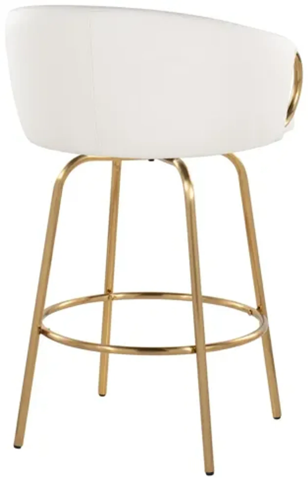 Claire 26" Fixed-Height Counter Stool By LumiSource - Set of 2