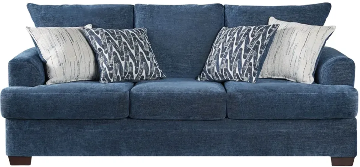 Fisher Blue Sofa