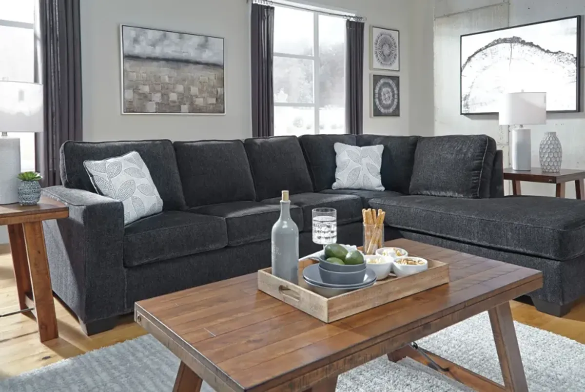 Galaxy 2-Piece Sectional with Right Arm Facing Chaise by Ashley