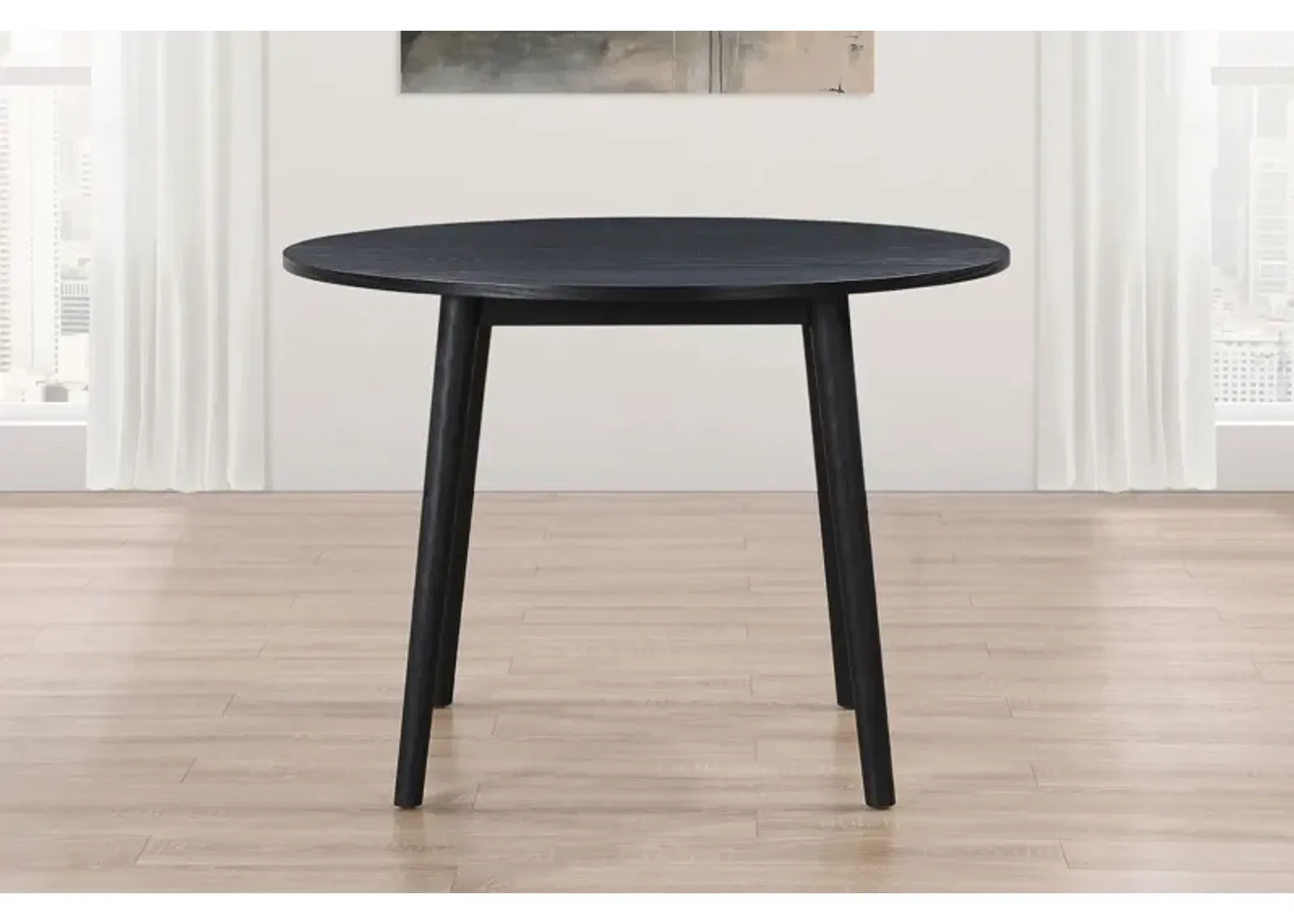 Ava Black Round Table