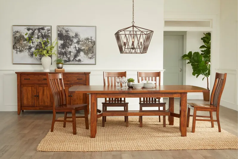 Whistler Table + 6 Chairs