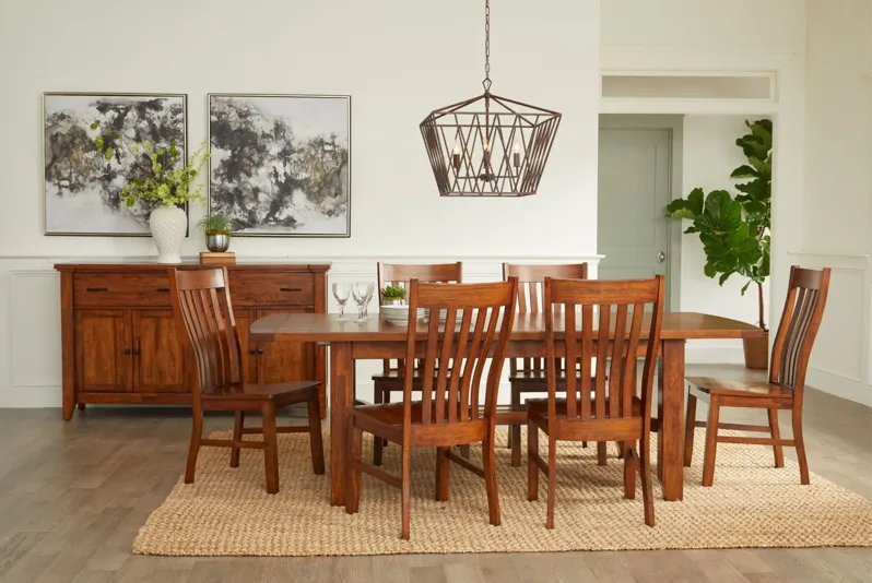 Whistler Table + 6 Chairs