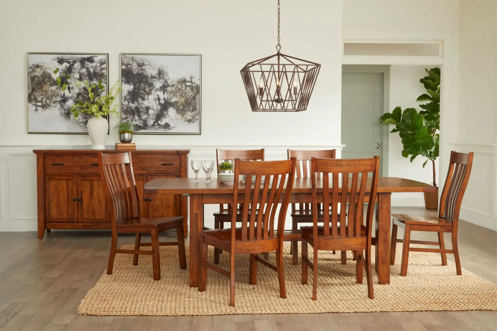 Whistler Table + 6 Chairs