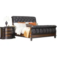 Cabernet King Sleigh Bed