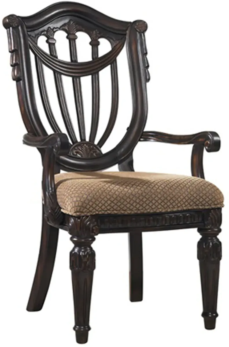 Cabernet Wood Arm Chair